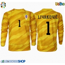 Maglie da calcio Croazia Dominik Livakovic #1 Portiere Prima Maglia Europei 2024 Manica Lunga
